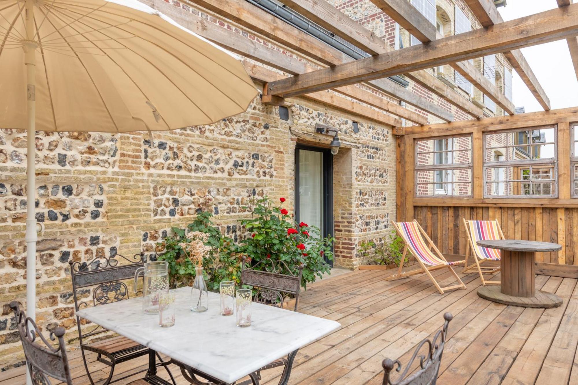 Ecolodge Entre Mer & Campagne - Maison Et Chambres D'Hotes - Le Havre Honfleur Etretat Octeville-sur-Mer Buitenkant foto